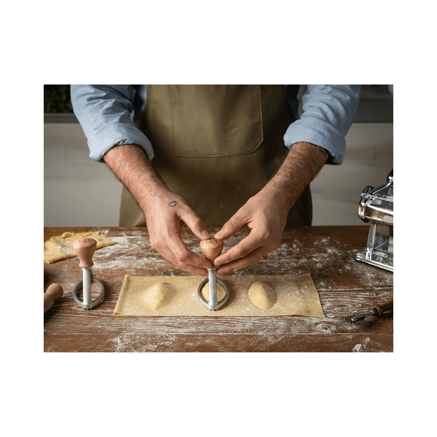 Découpe ravioli Classic Ovale 10 cm
